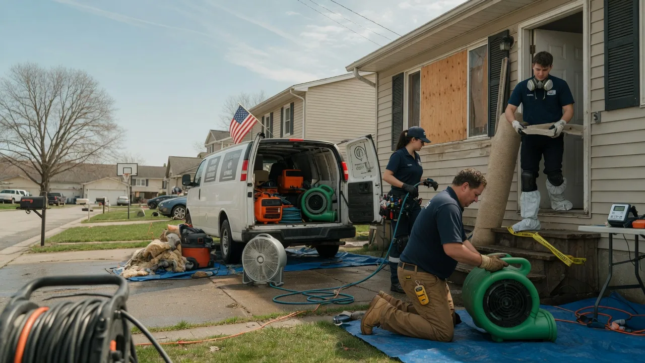Water Damage Restoration in Trivoli, IL near me